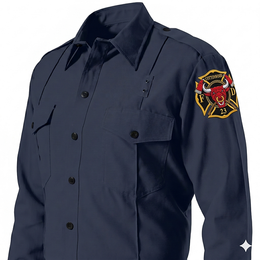ALL RISK Uniforms AI-generated graphic