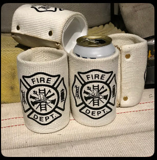 Fire hose coozie