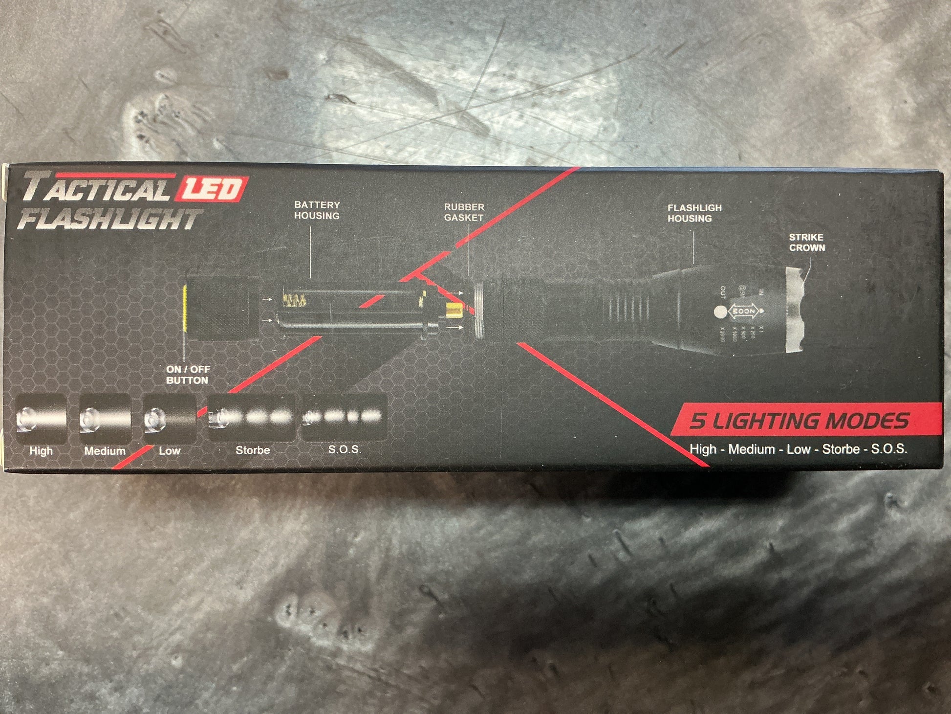 Tactical Flashlight LED ALL RISK UniformsCAL FIRE   ALL RISK Uniforms