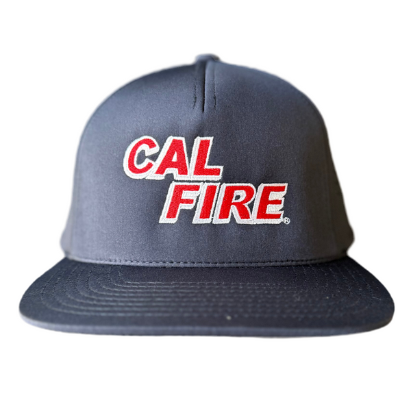 Bucket Brigade Hat - CAL FIRE Red Text ALL RISK UniformsCAL FIRE Hats  ALL RISK Uniforms
