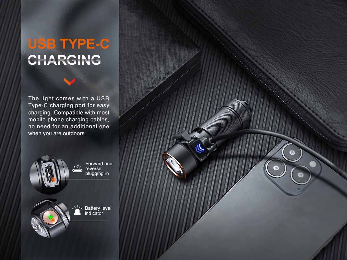 Fenix E18R V2.0 Rechargeable EDC Flashlight