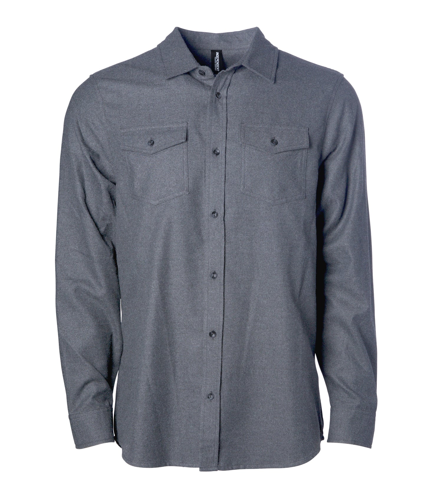 Independent Trading Company Men's Flannel Shirt — view 2