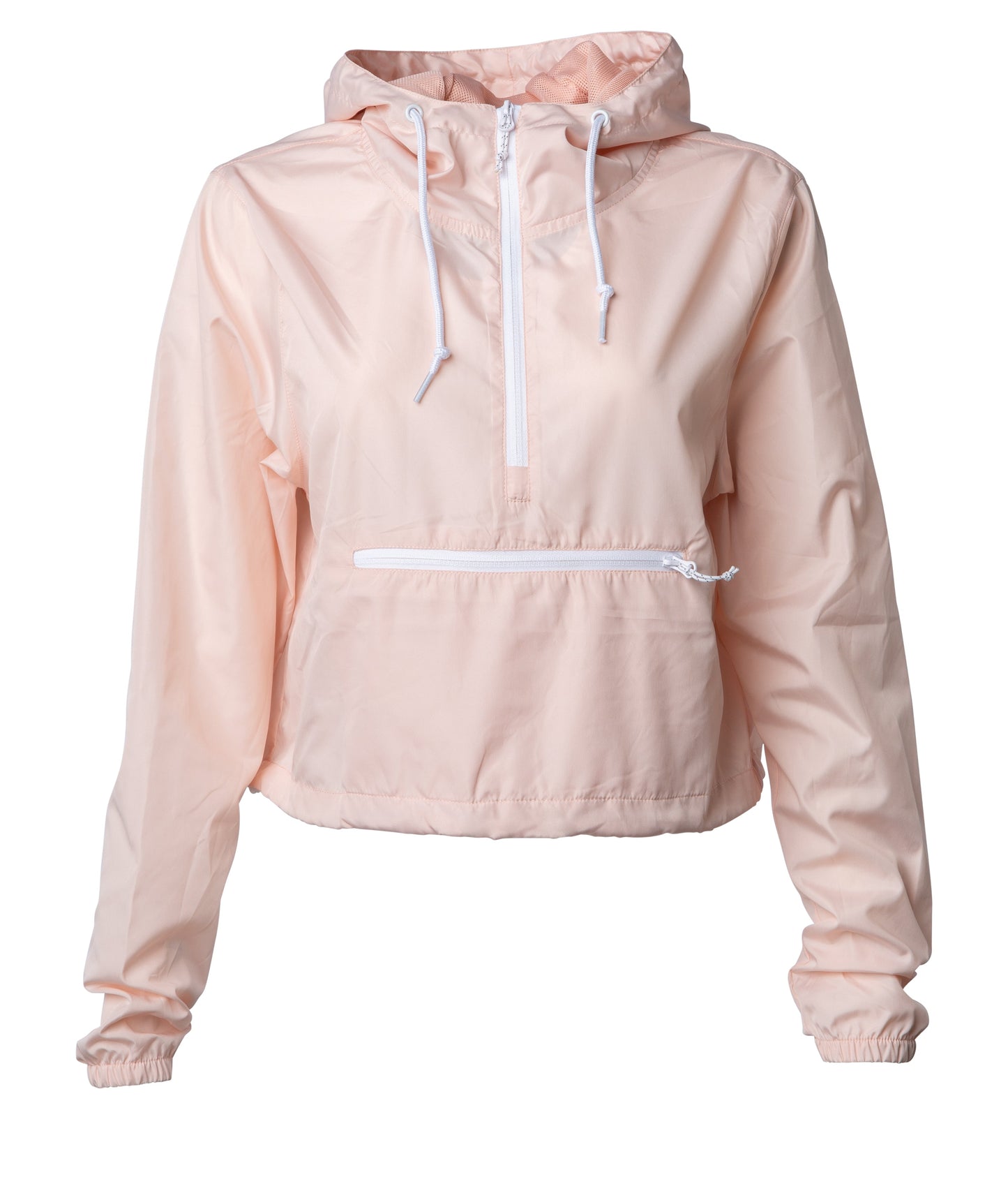 Independent Trading Company Women’s Lightweight Crop Windbreaker — view 2