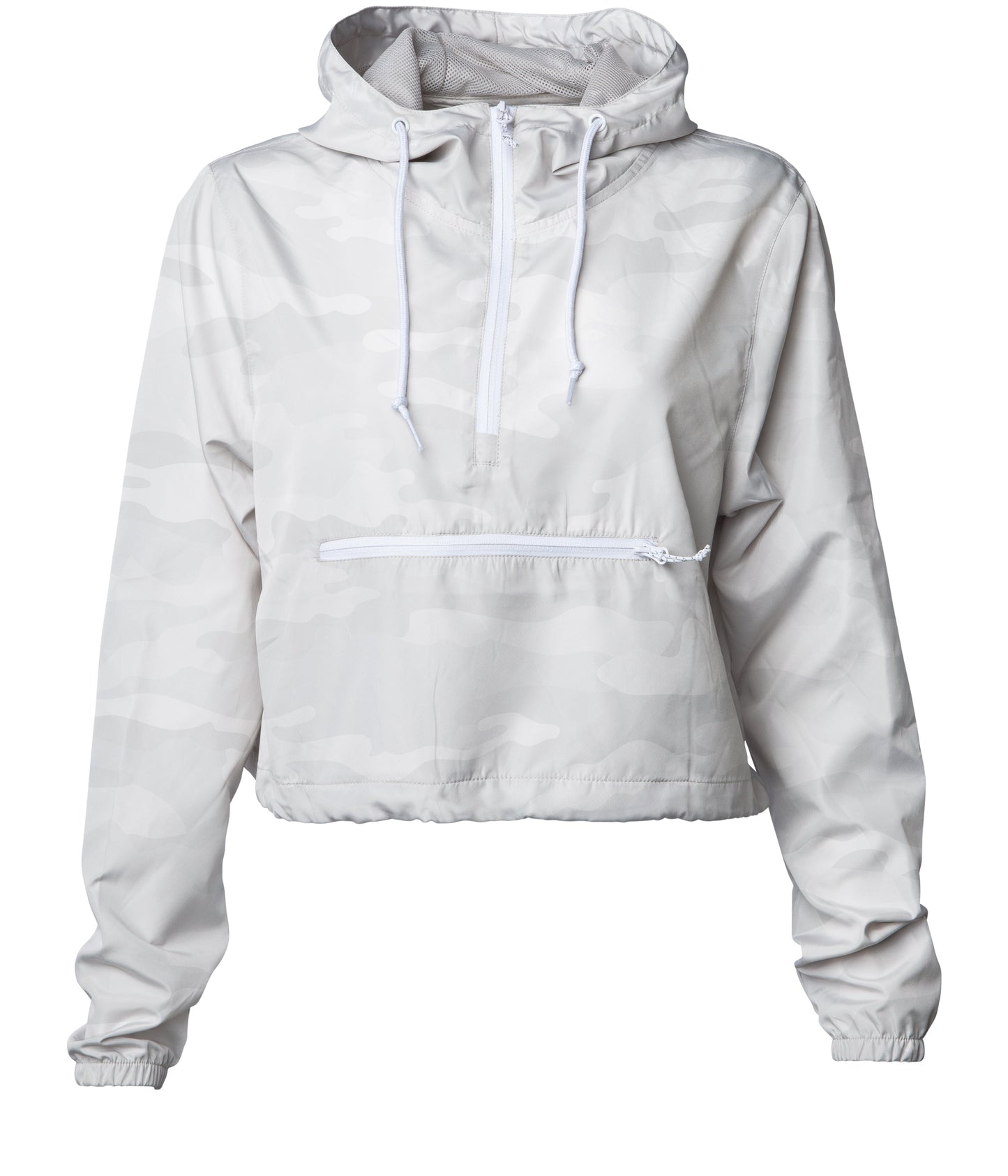 Independent Trading Company Women’s Lightweight Crop Windbreaker — view 4