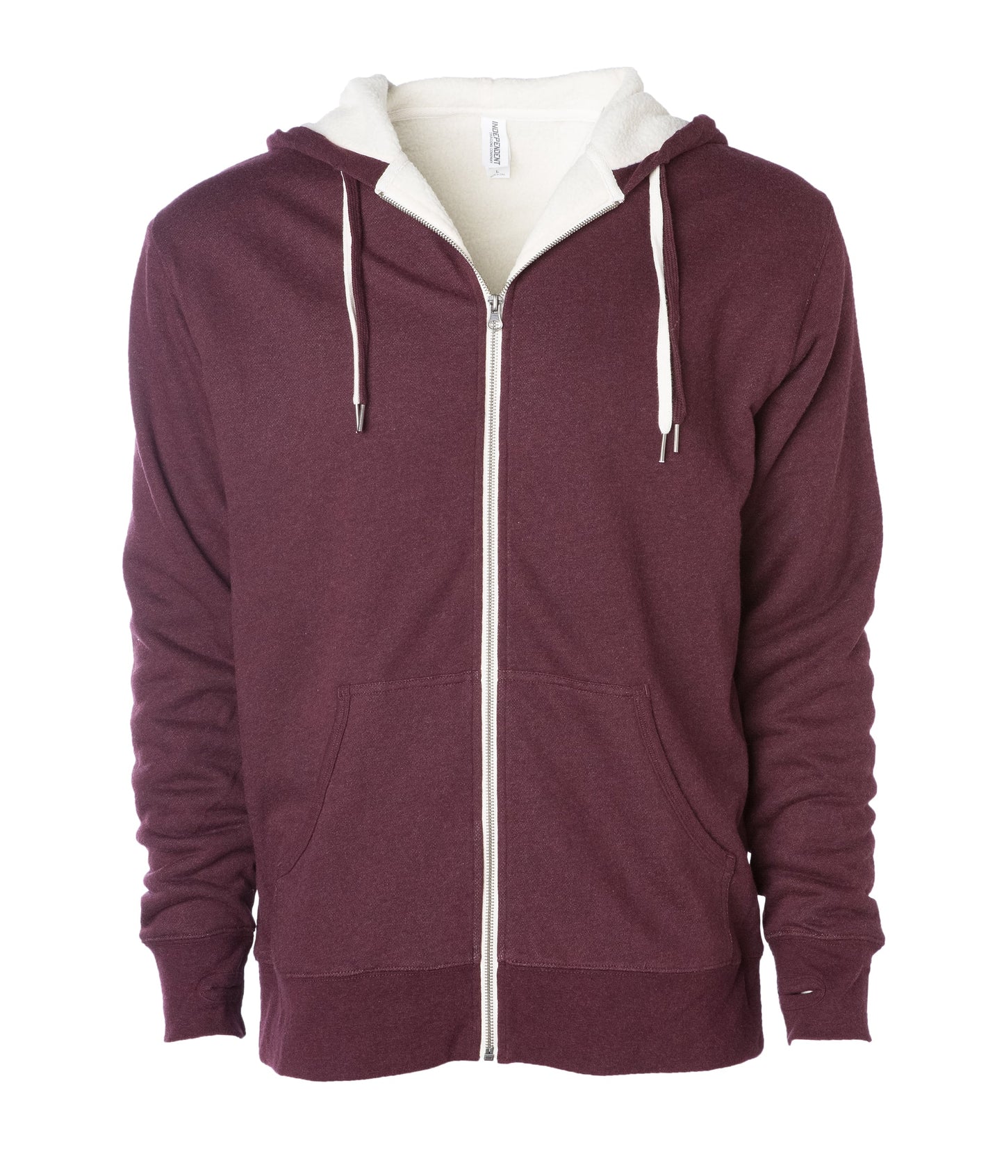 Unisex Heavyweight Sherpa Lined Zip Hood