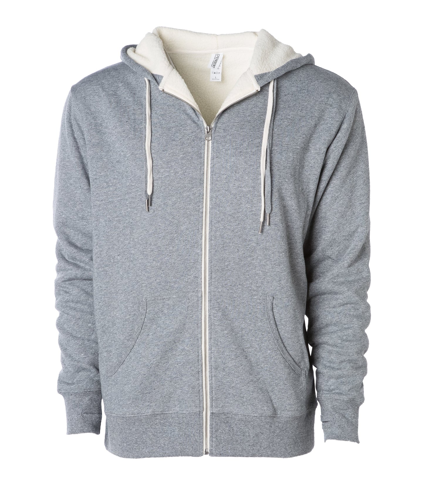Unisex Heavyweight Sherpa Lined Zip Hood
