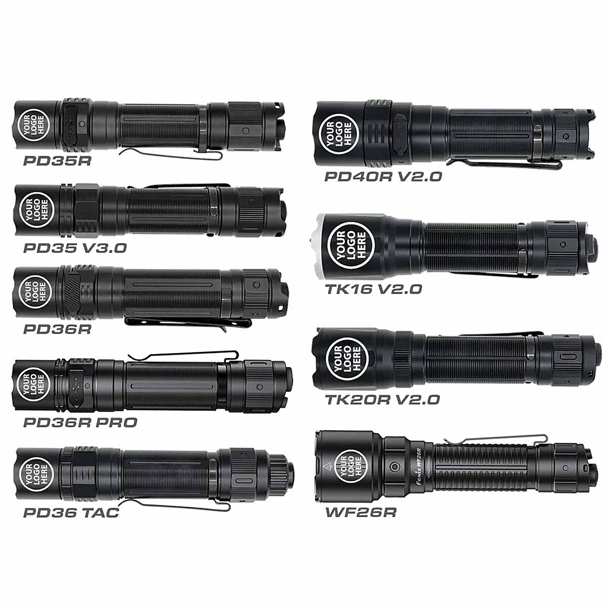 Engrave your Company Logo on a Fenix Flashlight