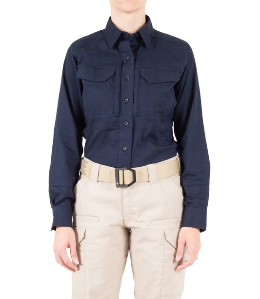 First Tactical Womens V2 Tactical Long Sleeve - Midnight Navy