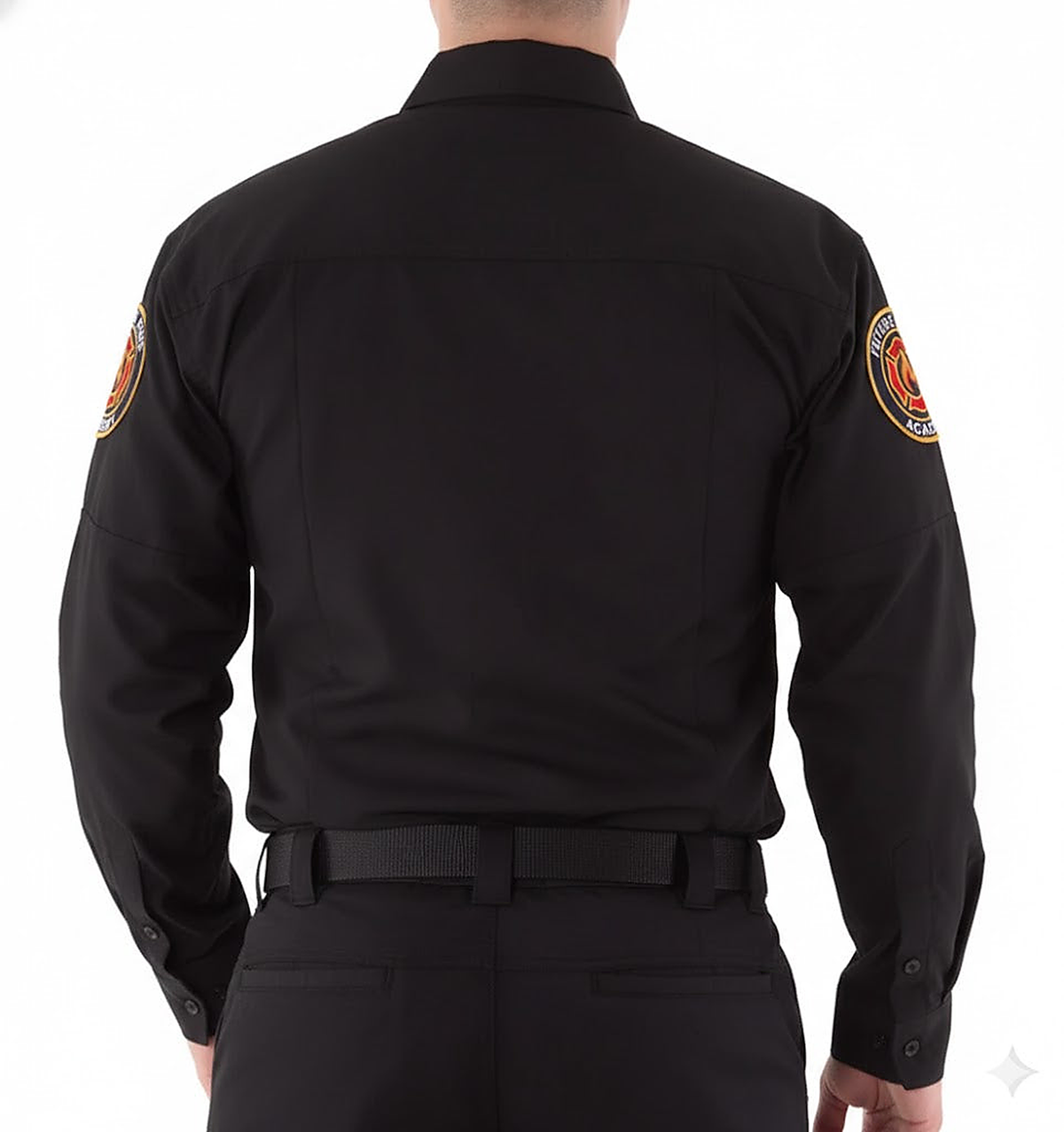 FFA First Tactical Men's V2 BDU Long Sleeve Shirt - back view