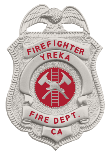 Yreka Firefighter Badge ALL RISK UniformsCAL FIRE   ALL RISK Uniforms