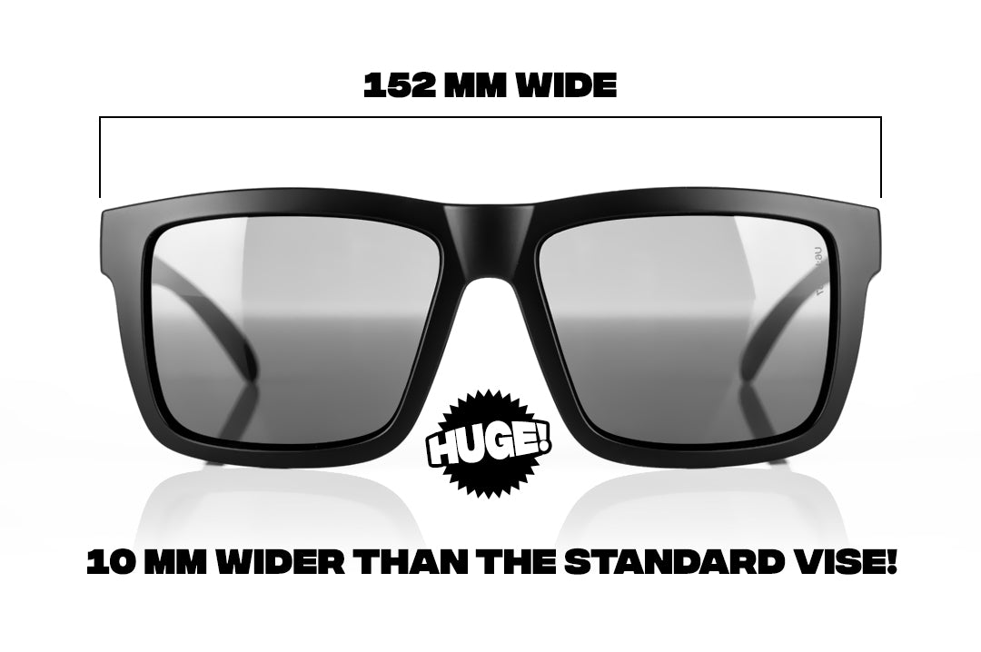 Heat Wave Visual XL VISE Black Frame Black Lens sunglasses view 3