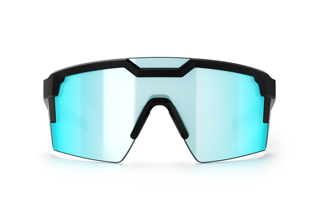 Heat Wave Visual Future Tech Black Frame Arctic Chrome sunglasses view 2