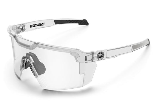 Heat Wave Visual Future Tech Vapor Clear Frame Clear Lens sunglasses view 1