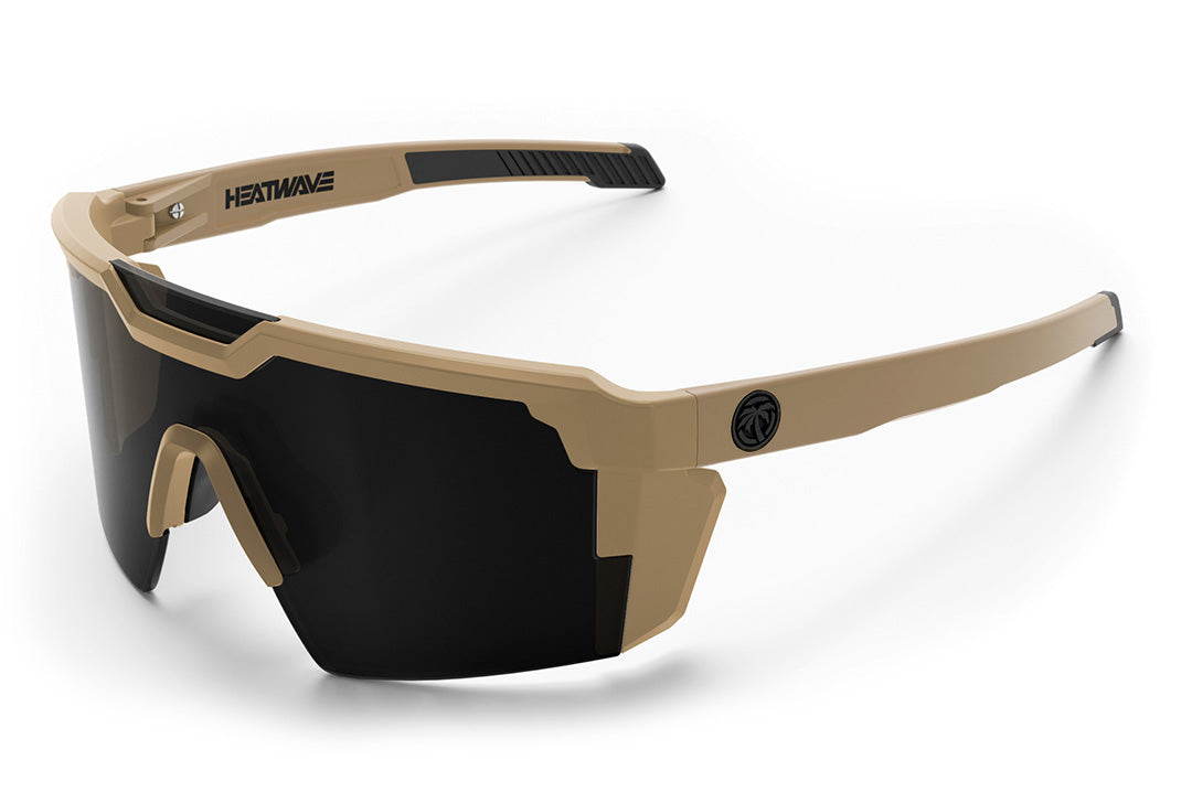 Heat Wave Visual Future Tech Desert Tan Frame sunglasses view 1