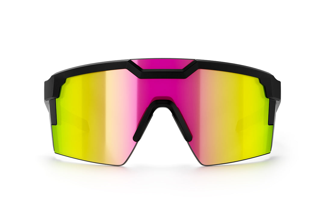 Heat Wave Visual Future Tech Black Frame Savage Spectrum sunglasses view 2