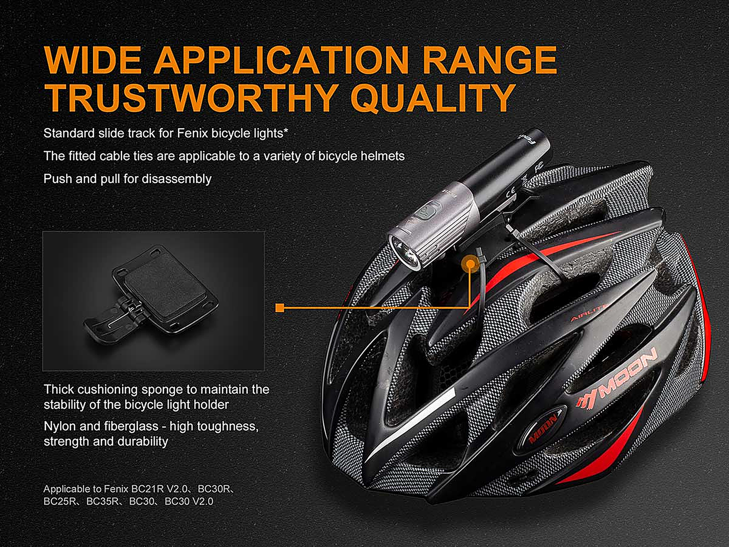 Fenix ALD-08 Helmet Bike Light Holder