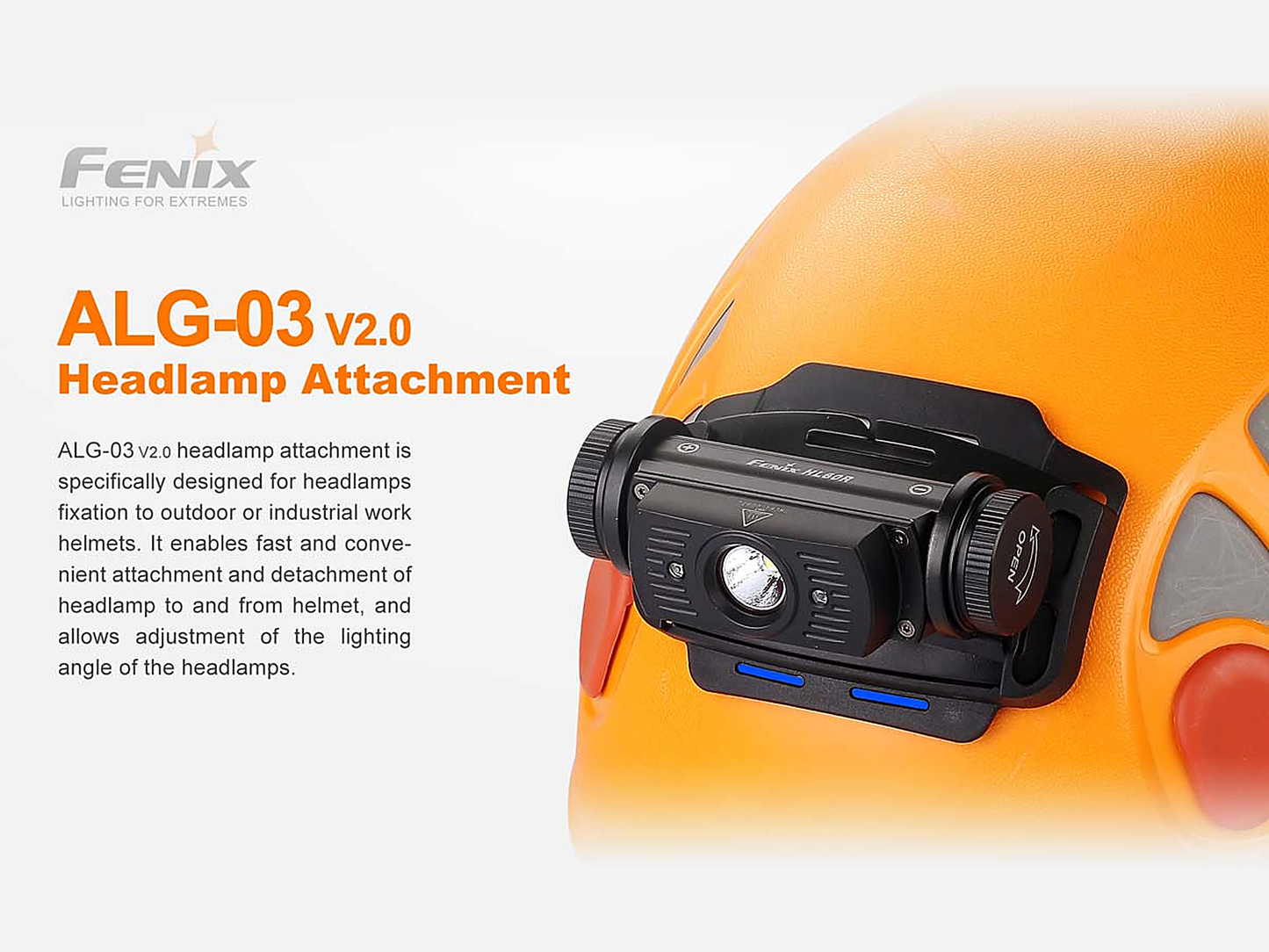 Fenix ALG-03 V2.0 Headlamp Helmet Mount