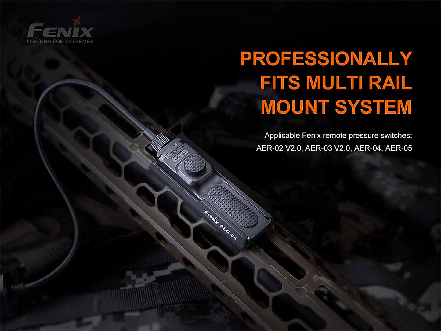 Fenix ALG-06 Pressure Switch Mount for Multi Rail Mount Systems