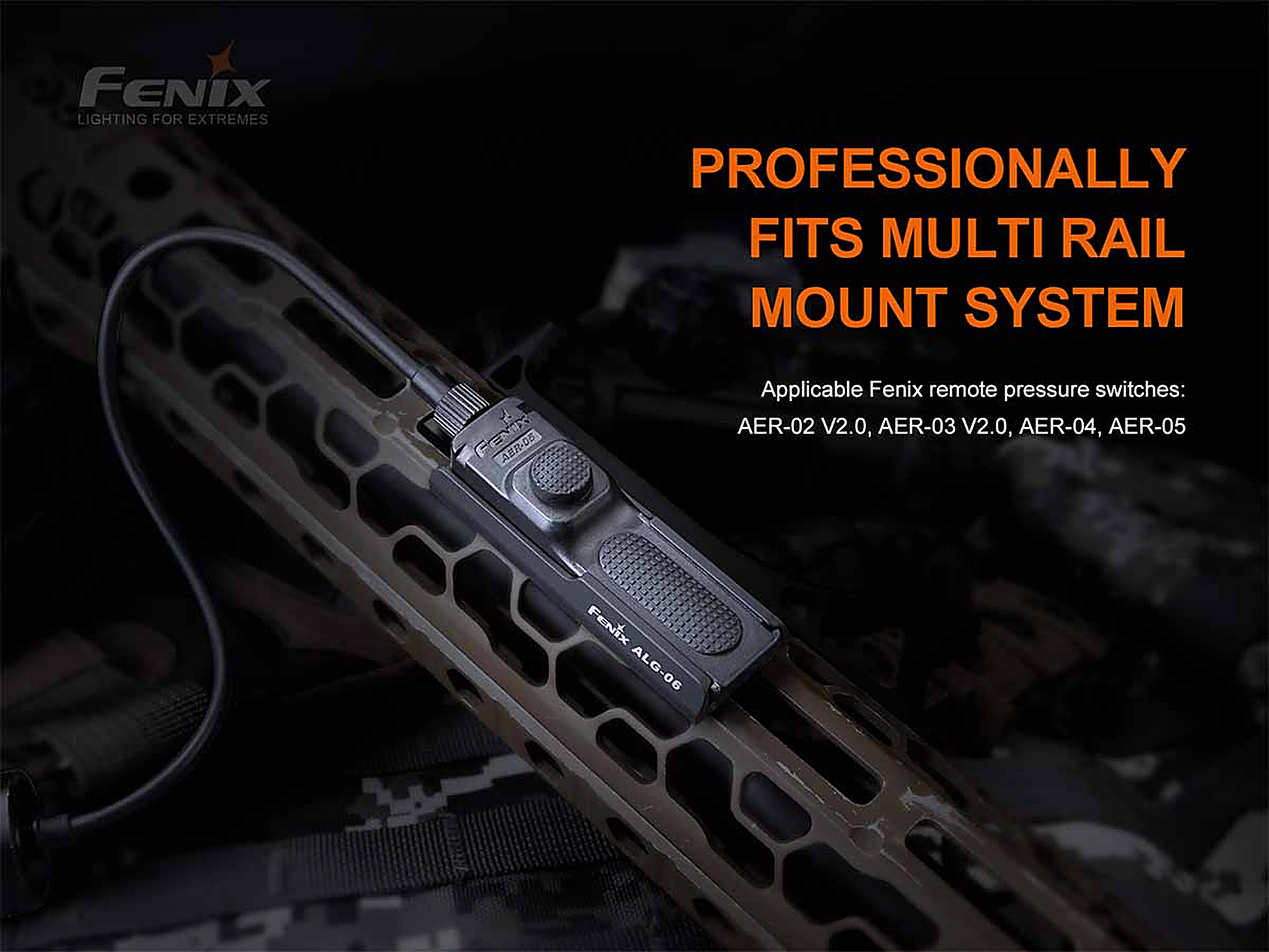Fenix ALG-06 Pressure Switch Mount for Multi Rail Mount Systems