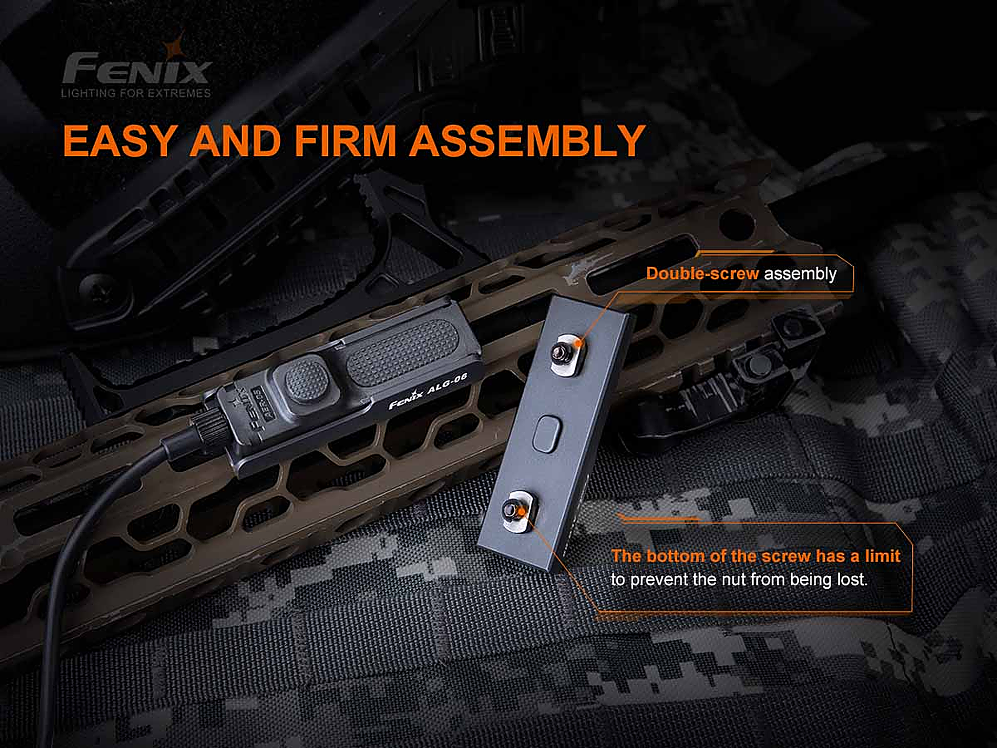 Fenix ALG-06 Pressure Switch Mount for Multi Rail Mount Systems