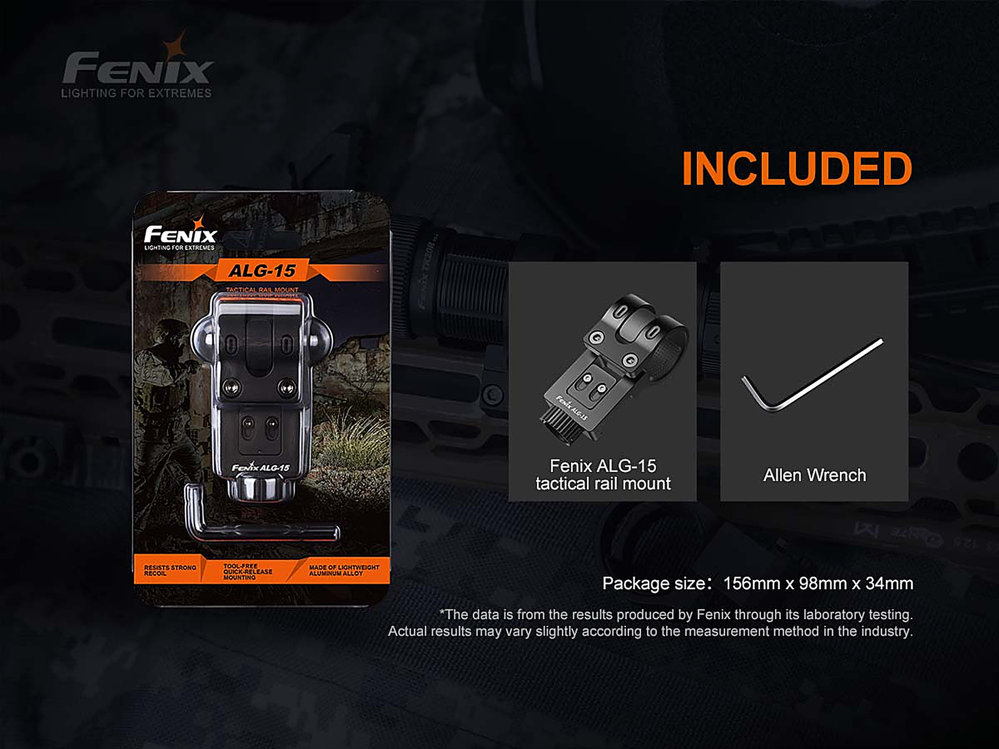 Fenix ALG-15 Picatinny Rail Mount