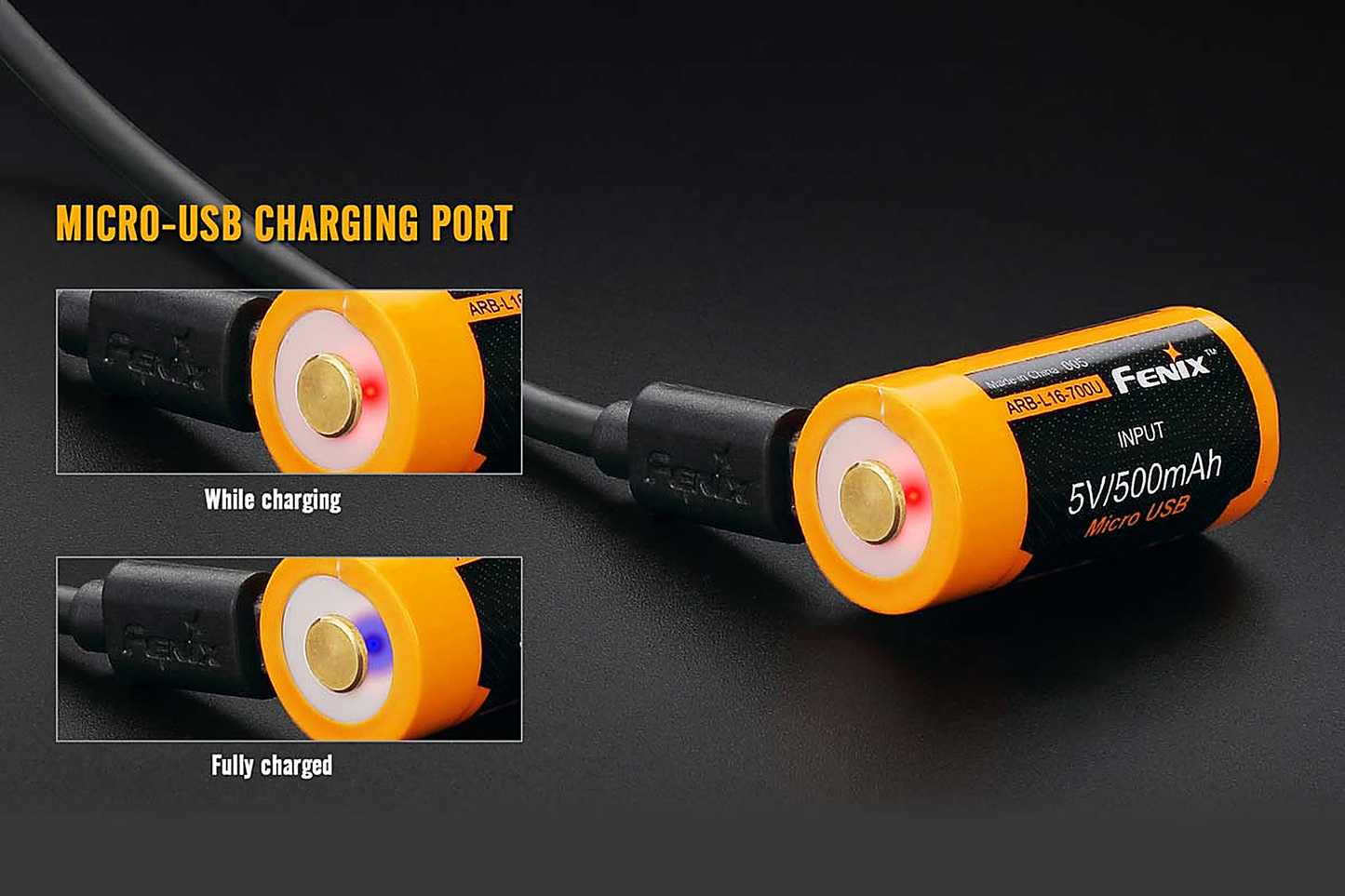 Fenix ARB-L16-700U Built-in USB Rechargeable Battery- DSICONTINUED