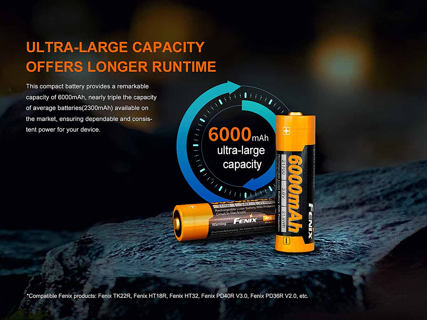 Fenix ARB-L21-6000 Rechargeable Battery
