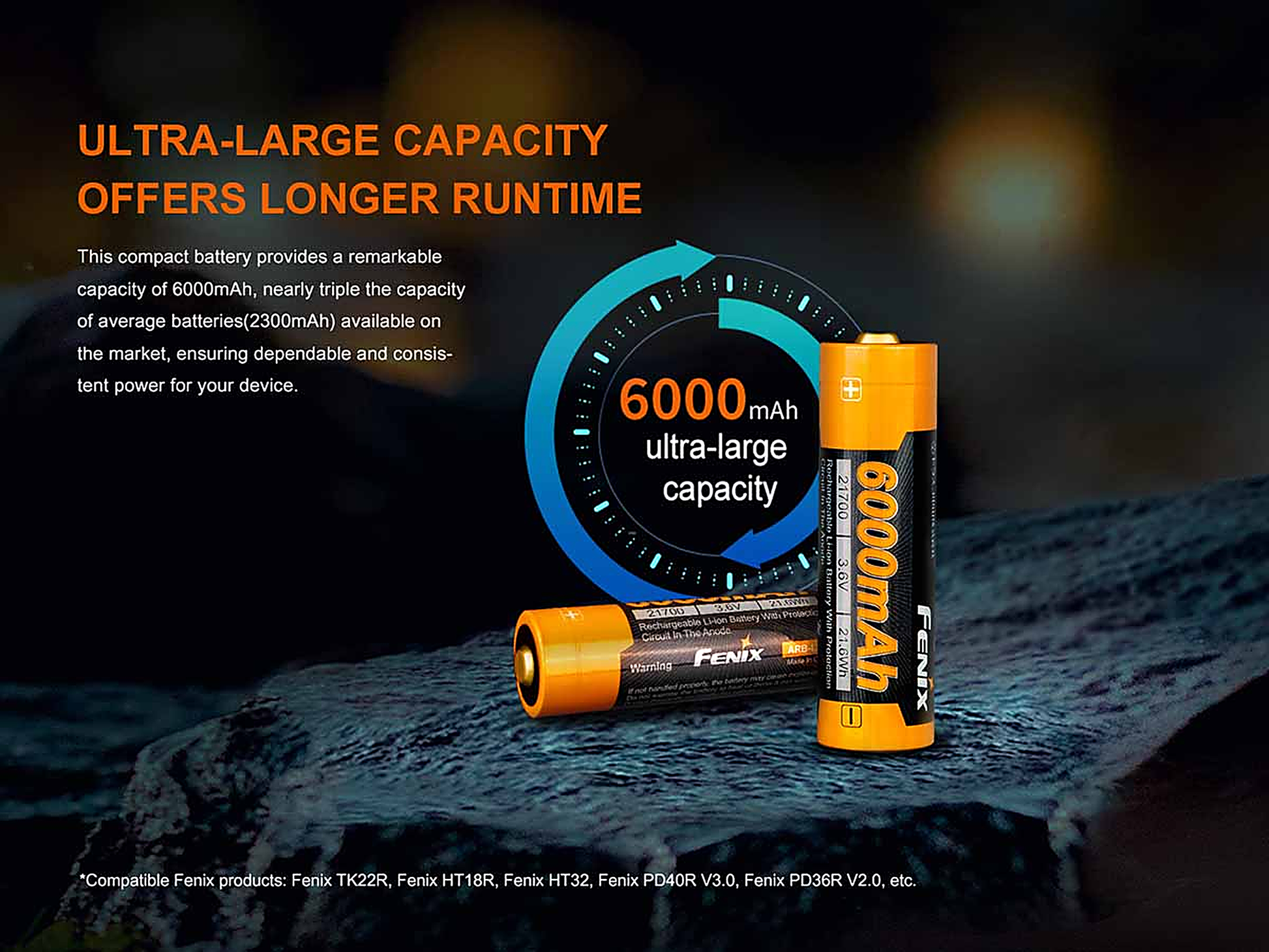 Fenix ARB-L21-6000 Rechargeable Battery