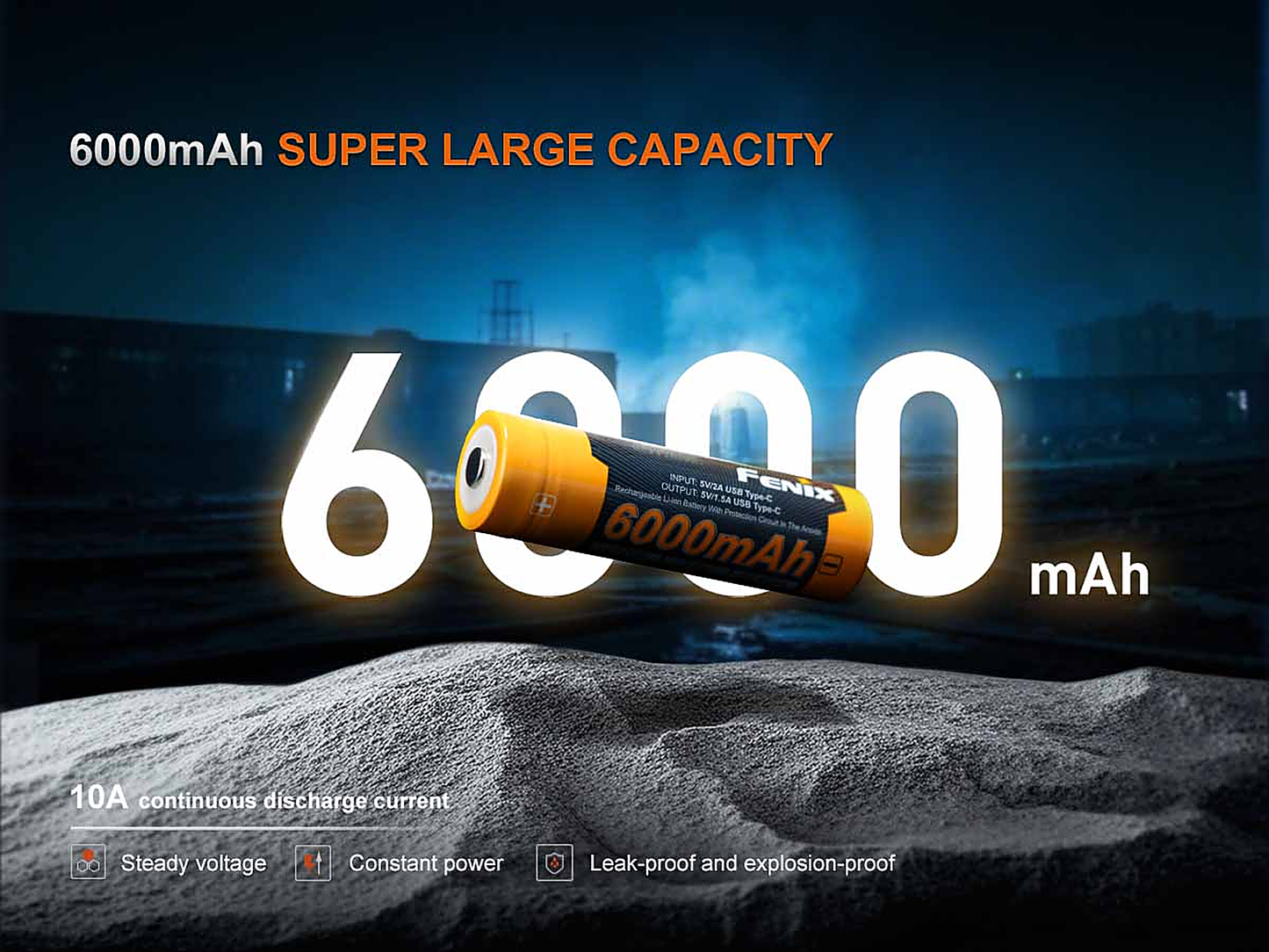 Fenix ARB-L21-6000B Rechargeable Battery & Power Bank