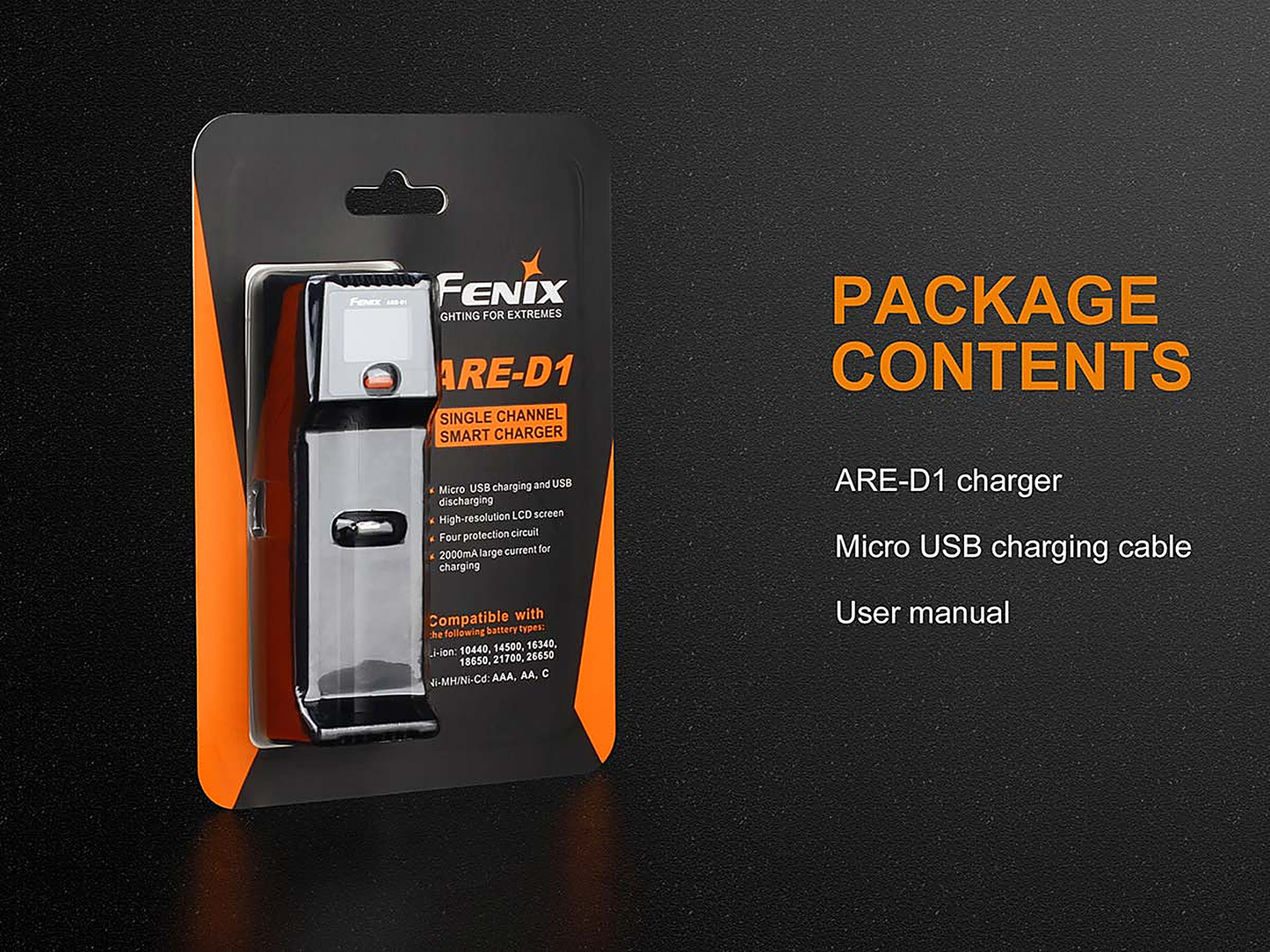 Fenix ARE-D1 Battery Charger