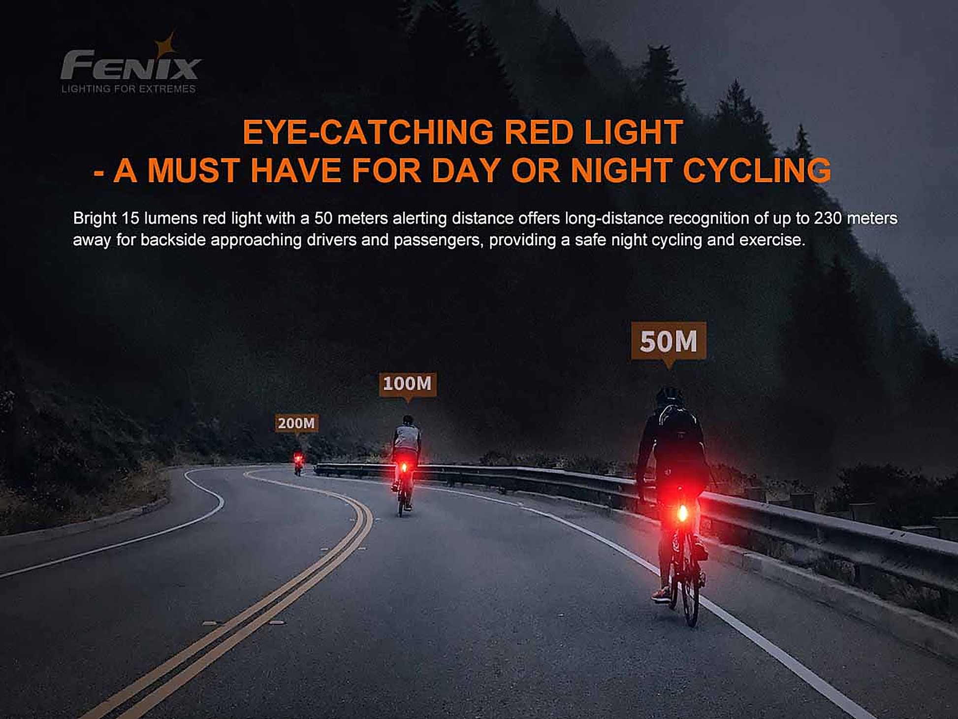 Fenix BC05R V2.0 Rechargeable Bike Taillight