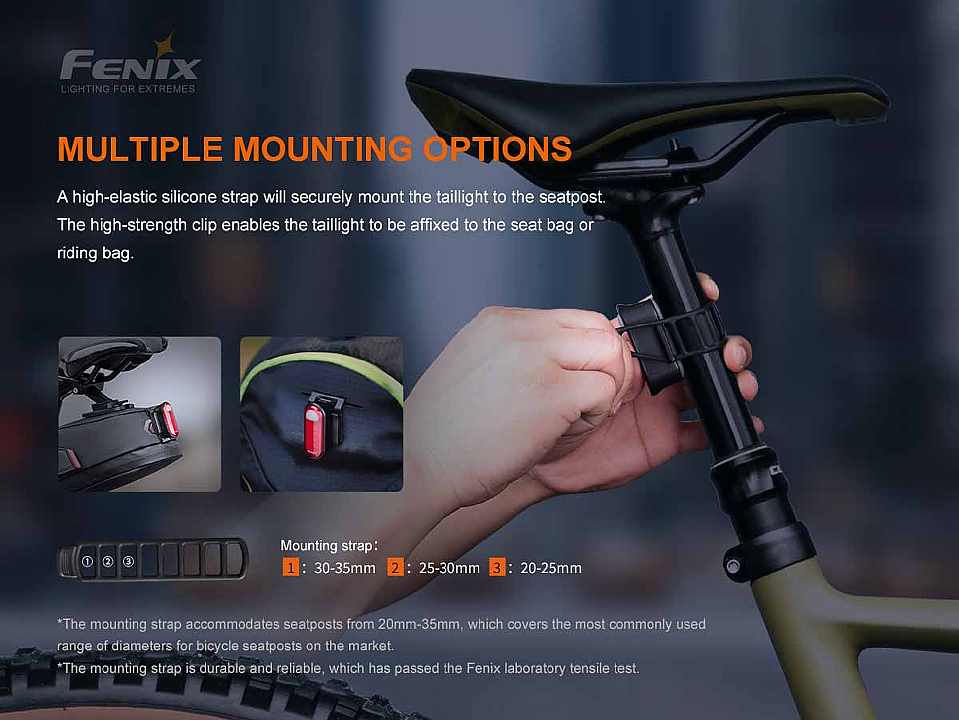 Fenix BC05R V2.0 Rechargeable Bike Taillight