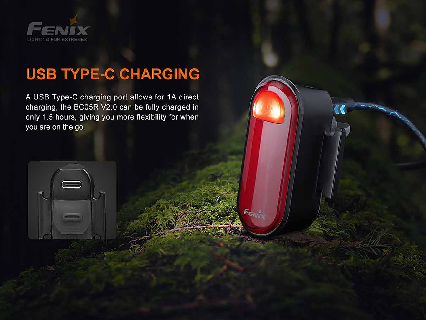 Fenix BC05R V2.0 Rechargeable Bike Taillight
