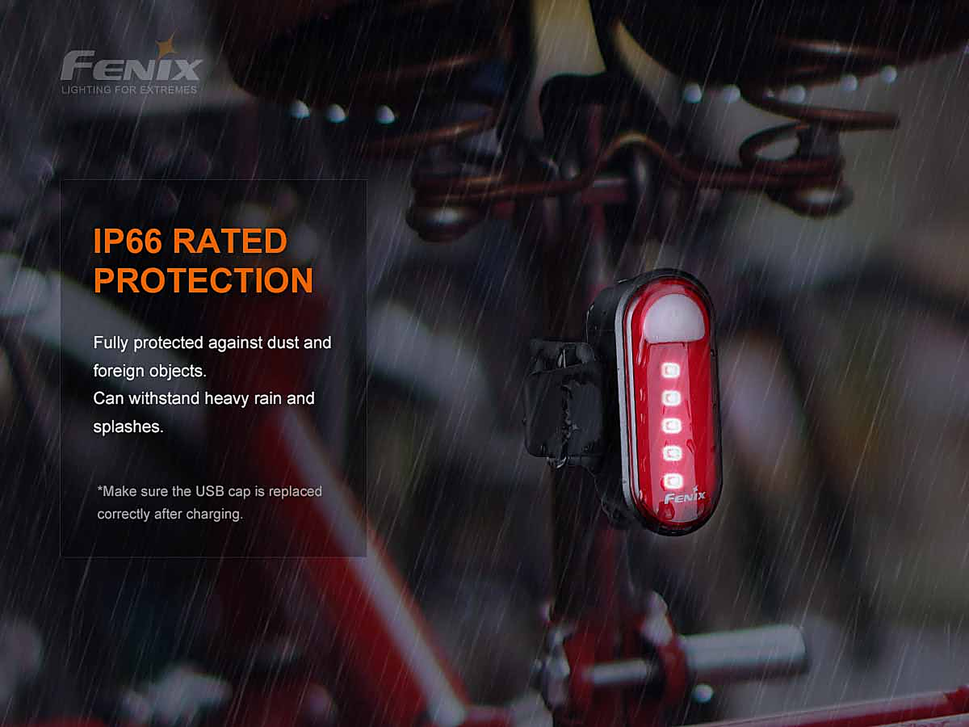 Fenix BC05R V2.0 Rechargeable Bike Taillight