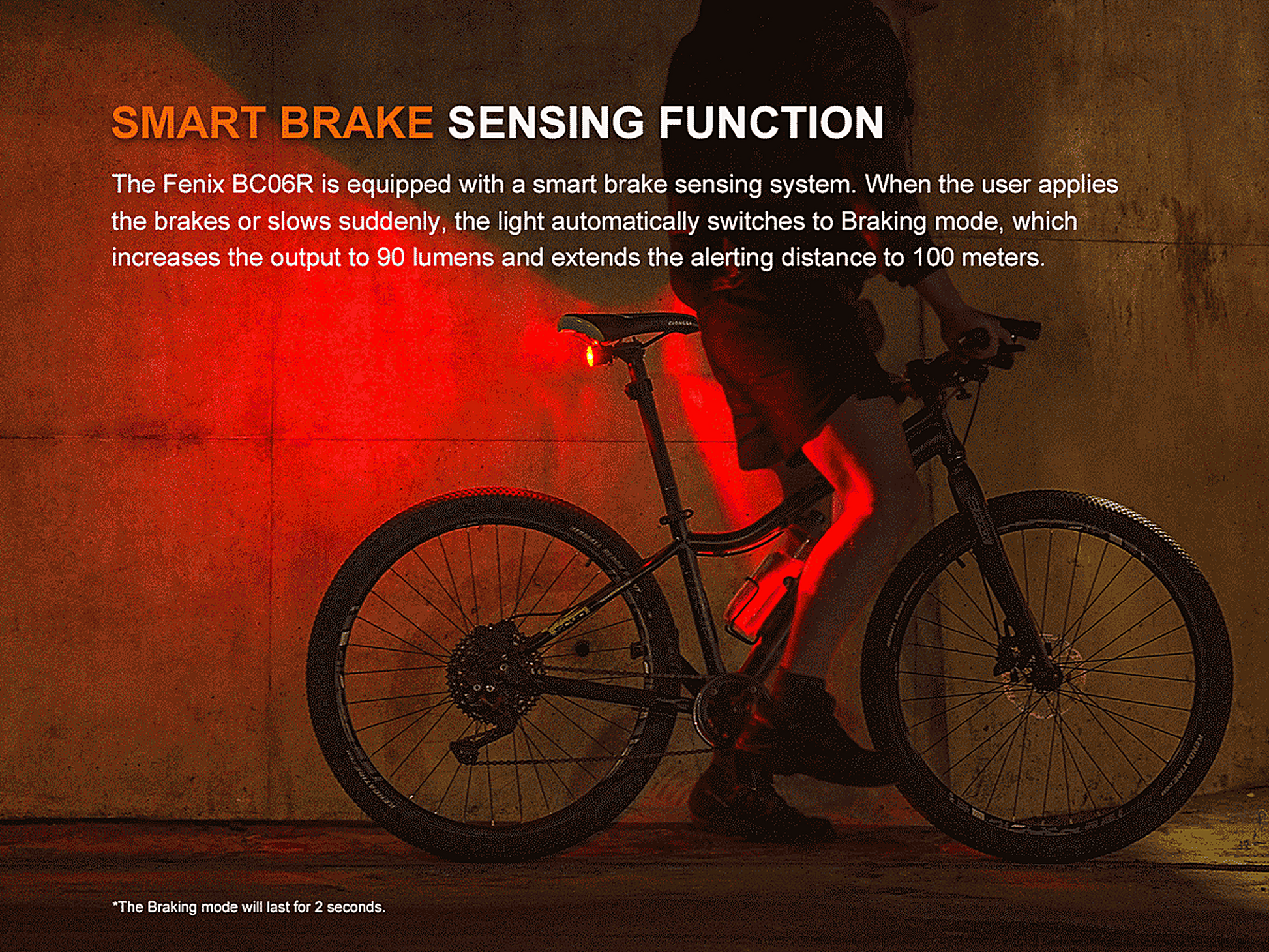 Fenix BC06R Rechargeable Bike Tail Light