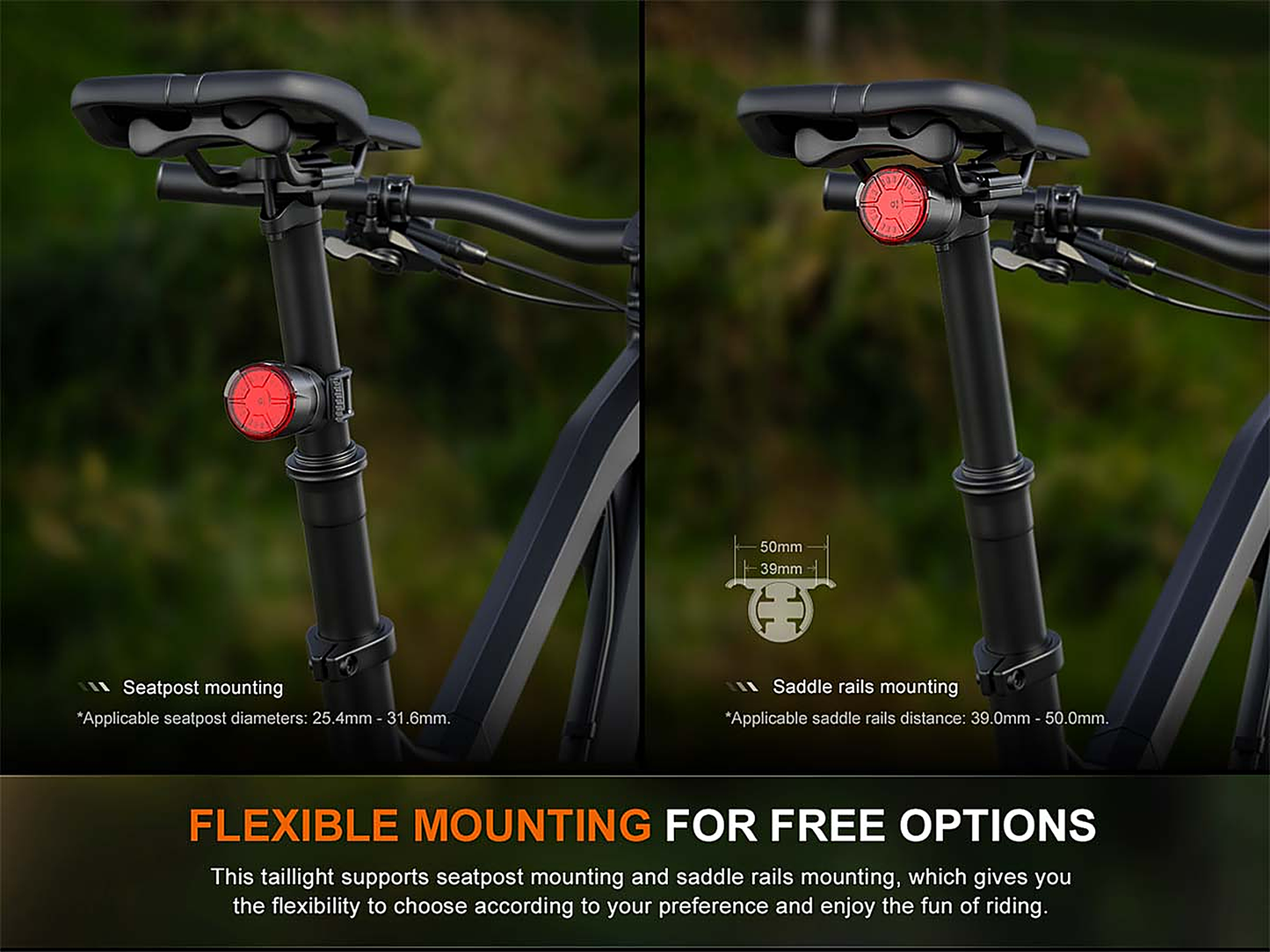Fenix BC06R Rechargeable Bike Tail Light