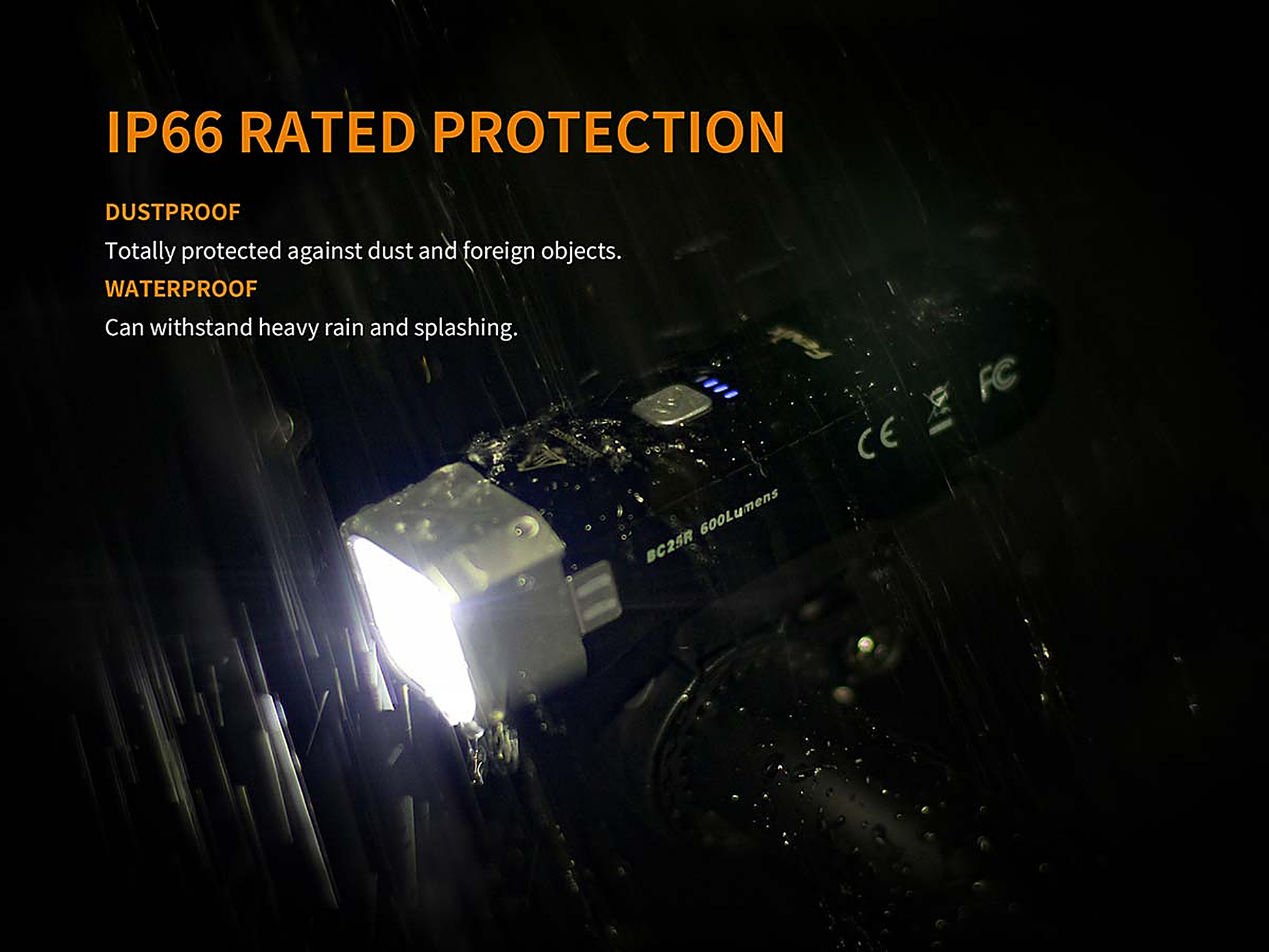 Fenix BC25R USB Rechargeable Bike Light
