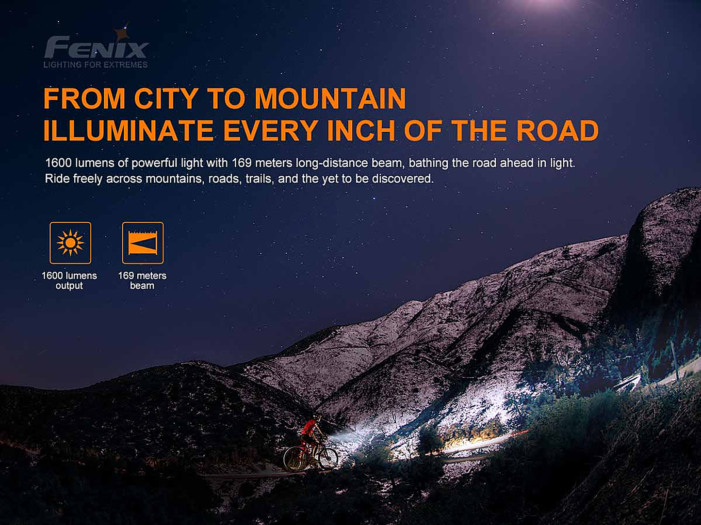 Fenix BC26R Rechargeable Bike Light Promo Pack