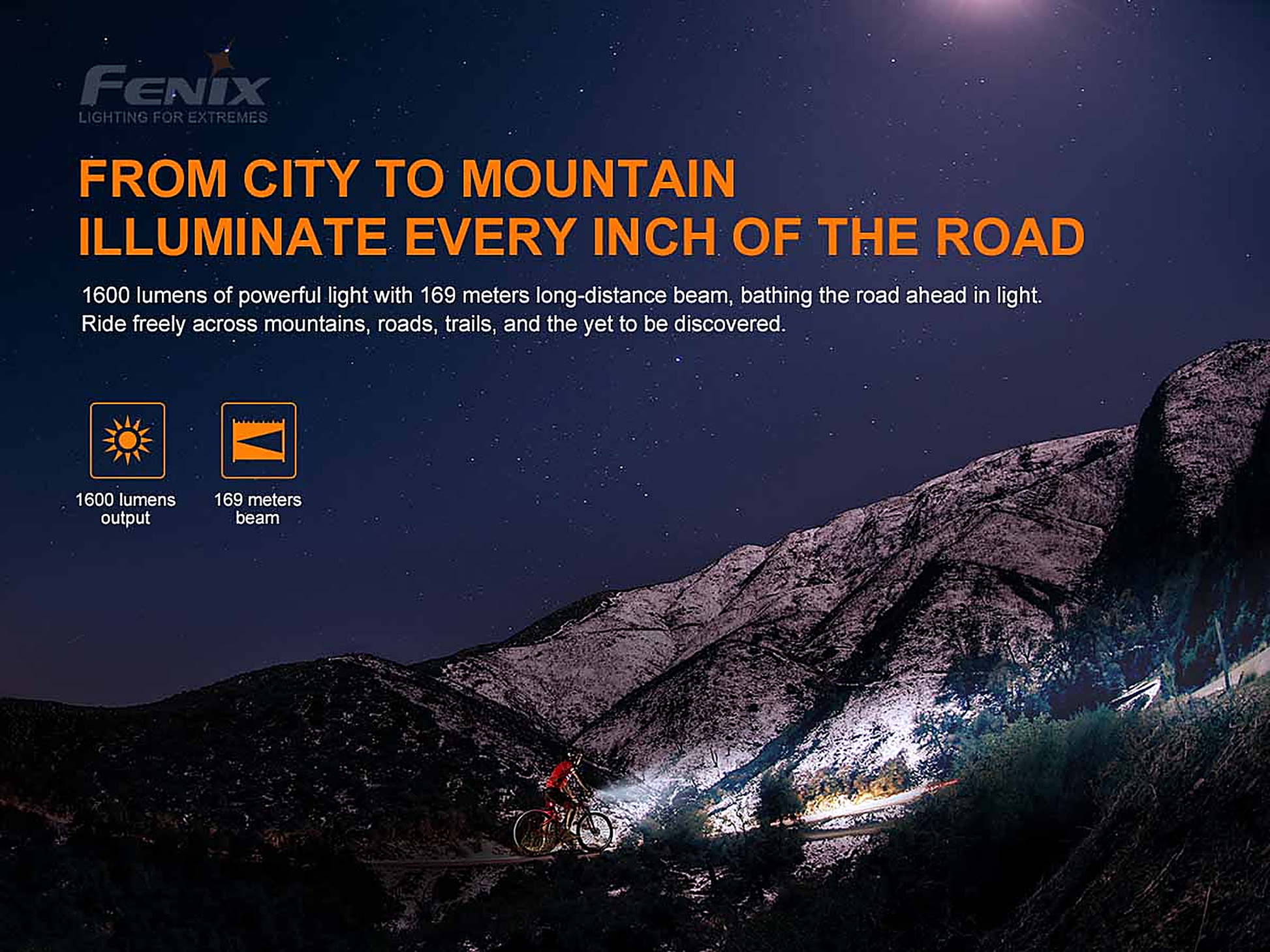 Fenix BC26R Rechargeable Bike Light Promo Pack