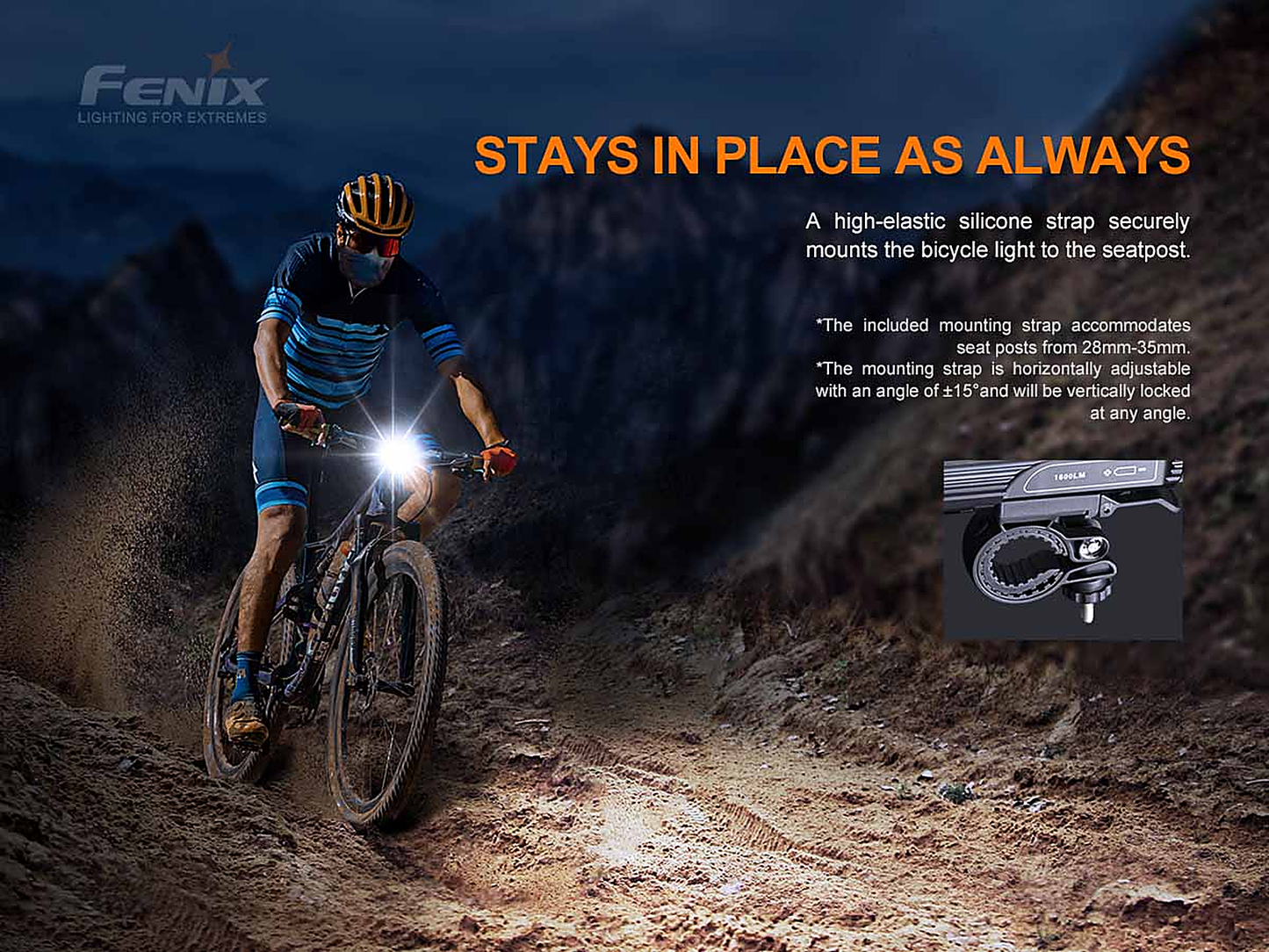 Fenix BC26R Rechargeable Bike Light Promo Pack