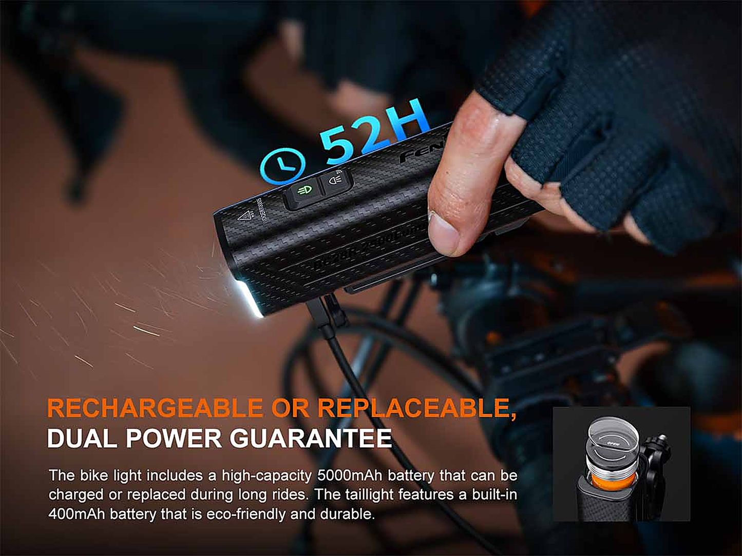 Fenix BC28R Rechargeable Bike Light Set