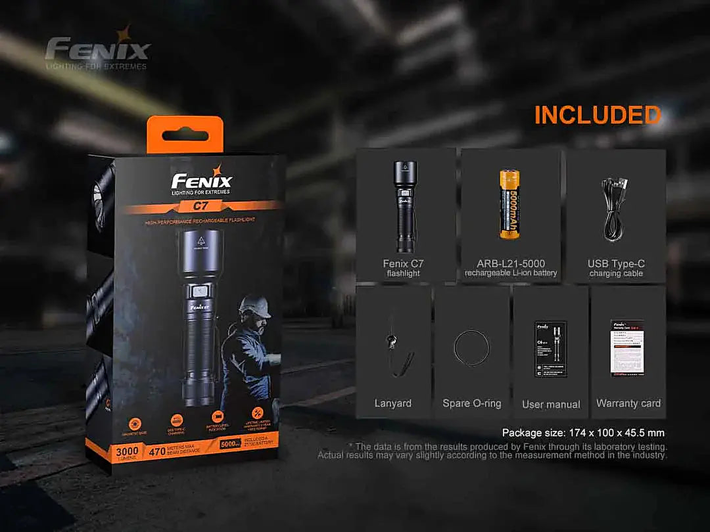 Fenix C7 - detail view