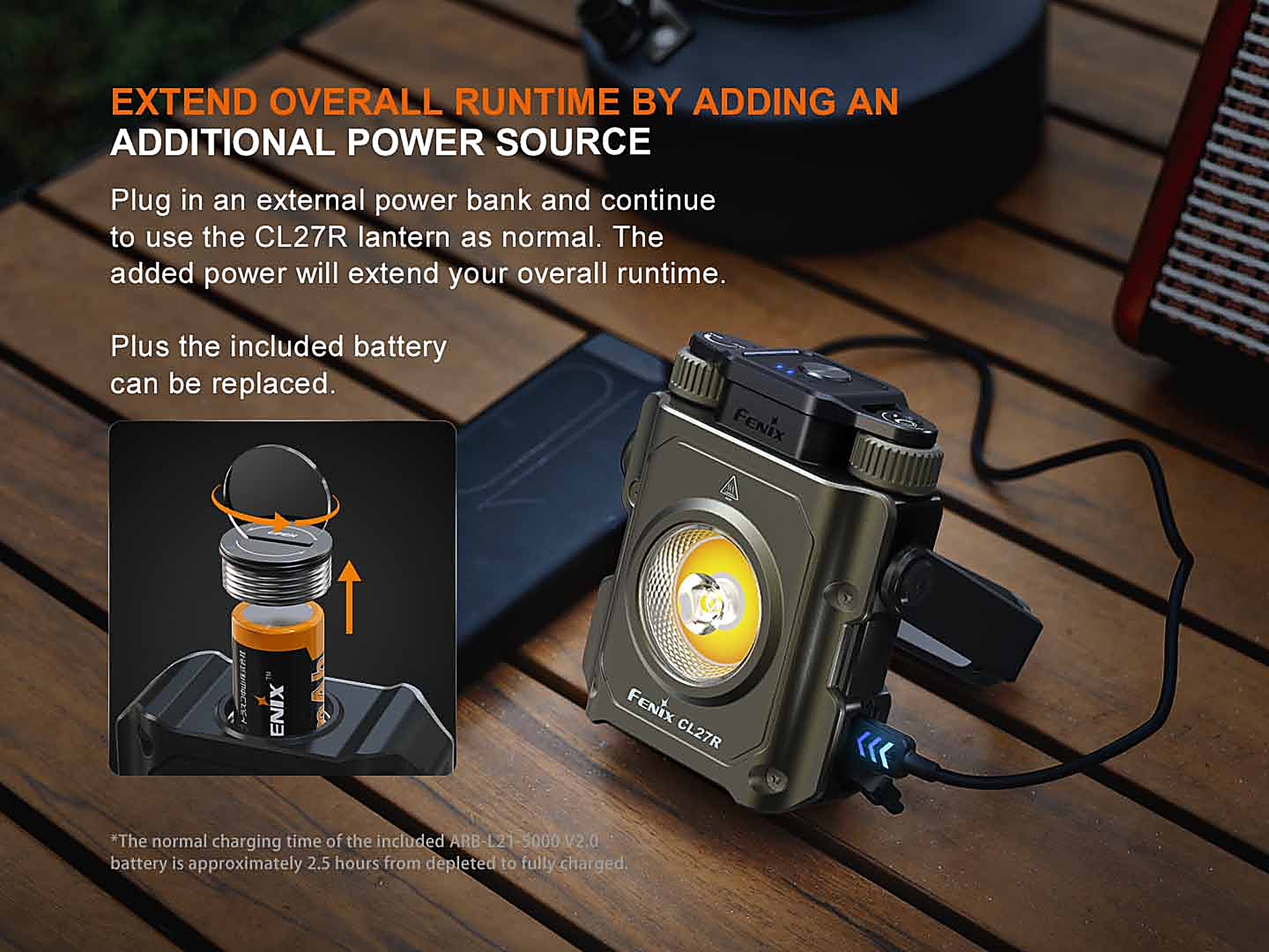 Fenix CL27R Rechargeable Lantern