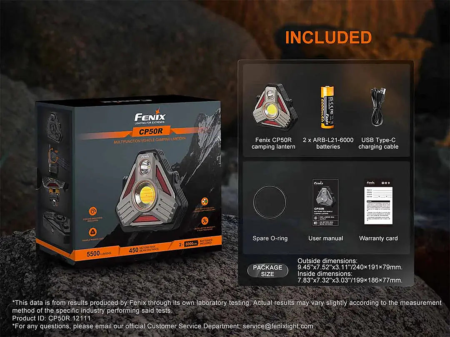 Fenix CP50R - close-up detail