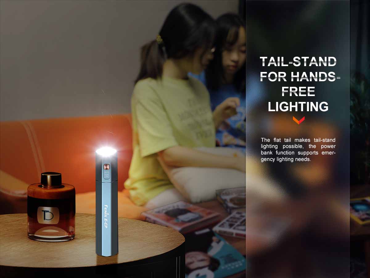 Fenix E-CP Rechargeable Flashlight with Power Bank