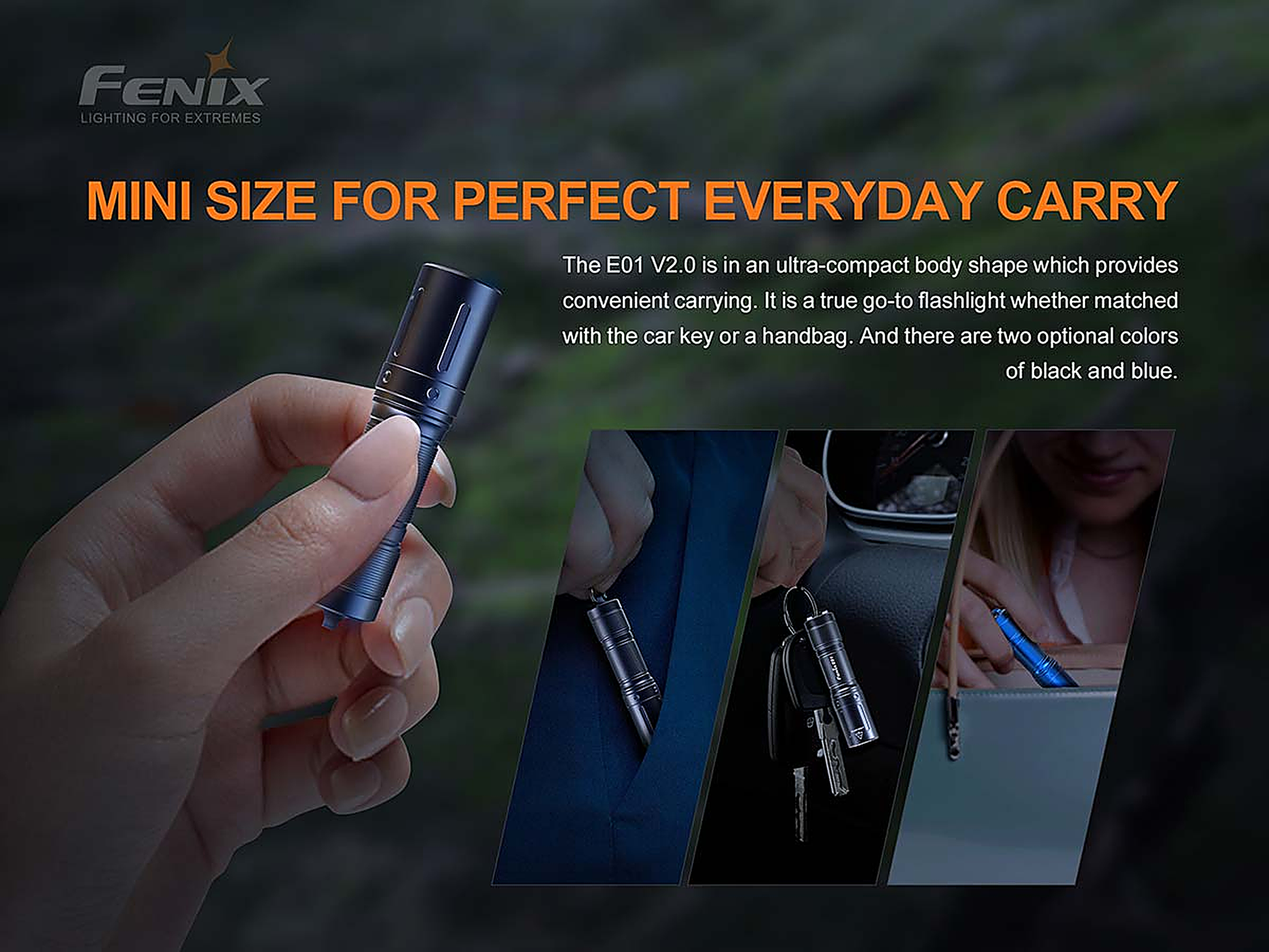 Fenix E01 V2.0 AAA Flashlight
