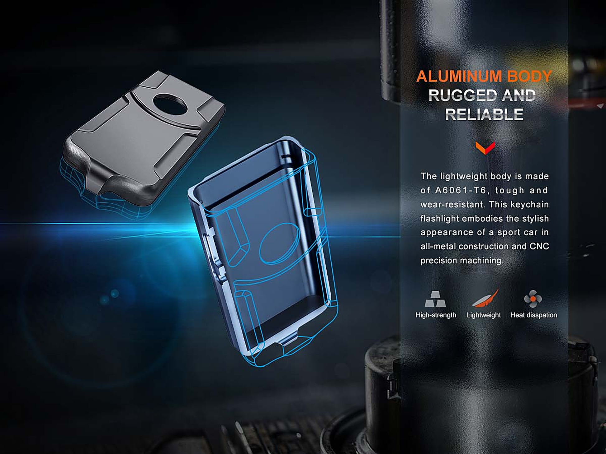 Fenix E03R V2.0 Keychain Flashlight