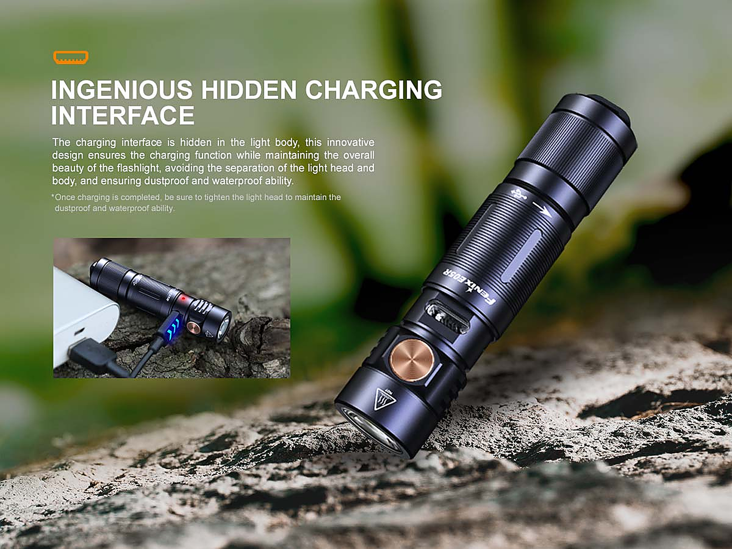Fenix E05R Keychain Flashlight