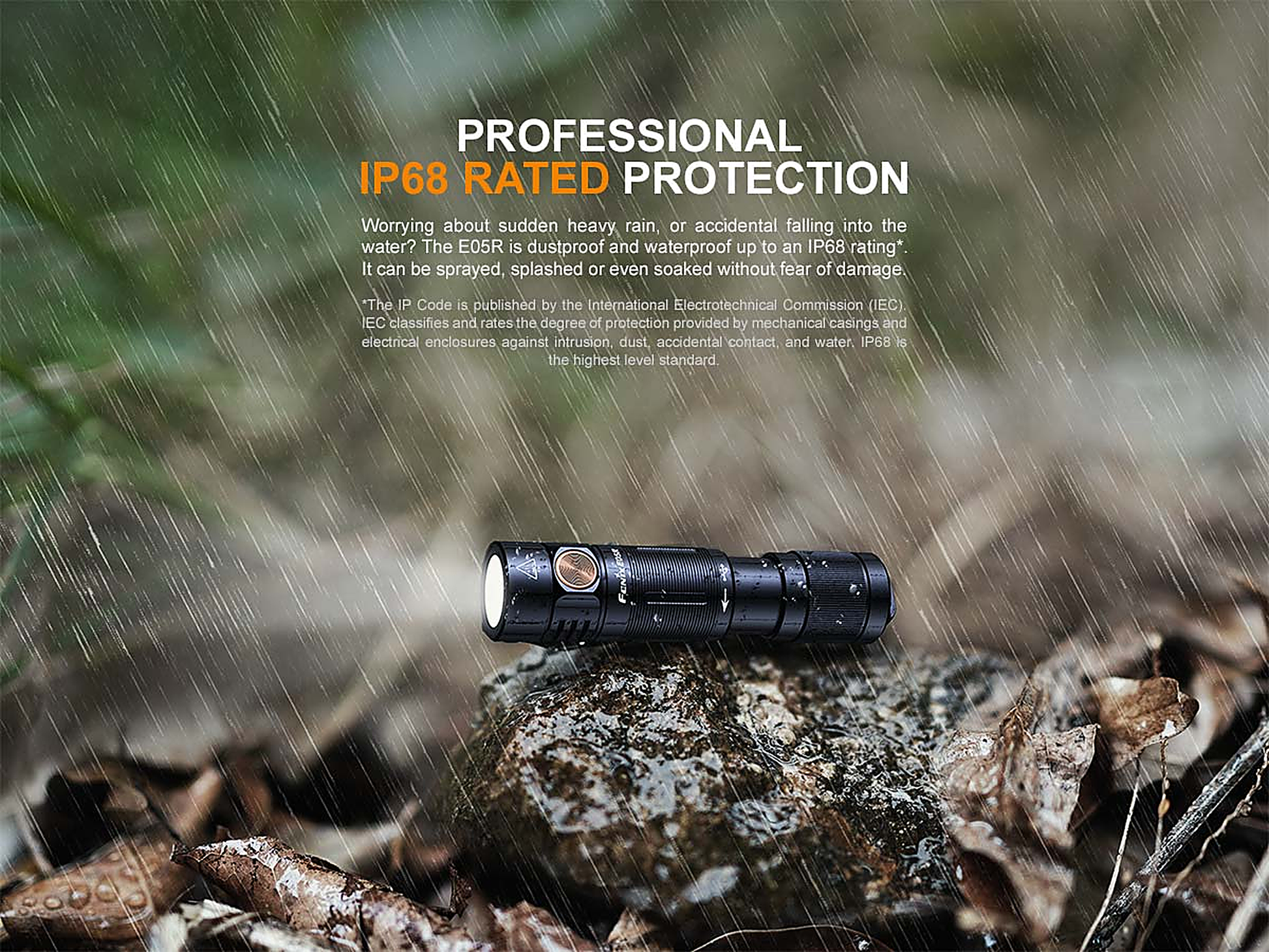 Fenix E05R Keychain Flashlight