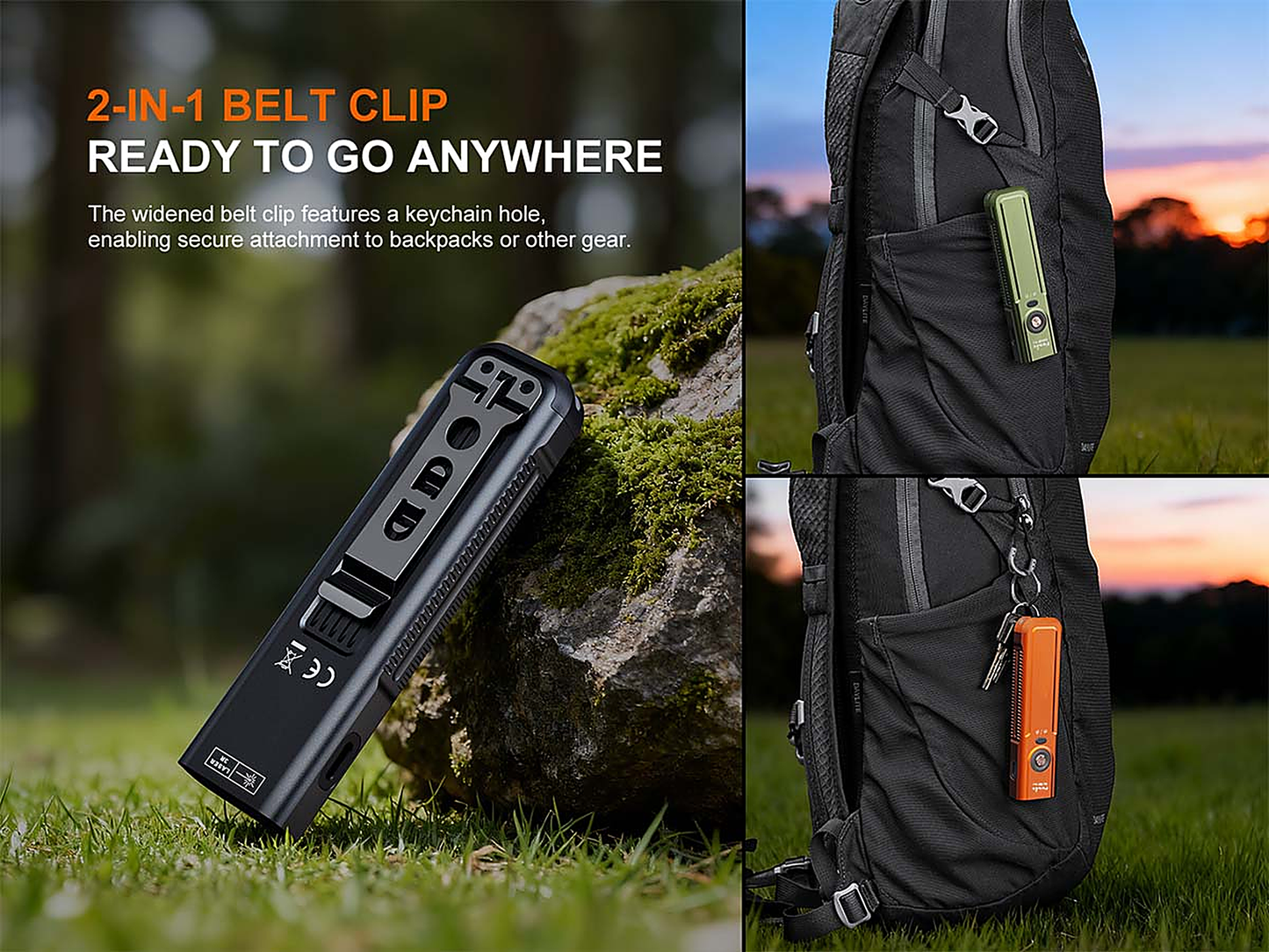 Fenix E06R PRO Flat Flashlight